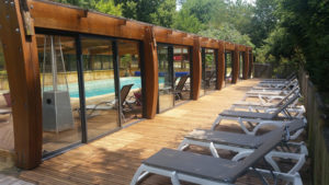 Piscine couverte chauffée Sarlat spa